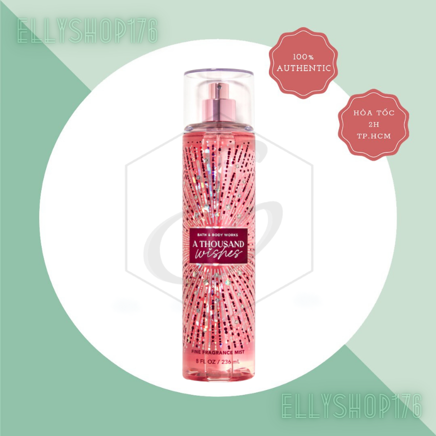 Body Mist Bath & Body Works A Thousand Wishes Fine Fragrance Mist - 236ml