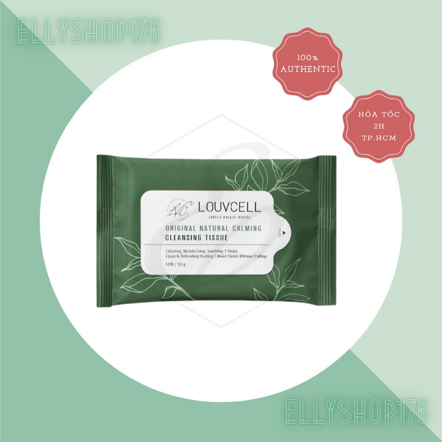 Khăn Ướt Tẩy Trang LOUVCELL- 30 miếng