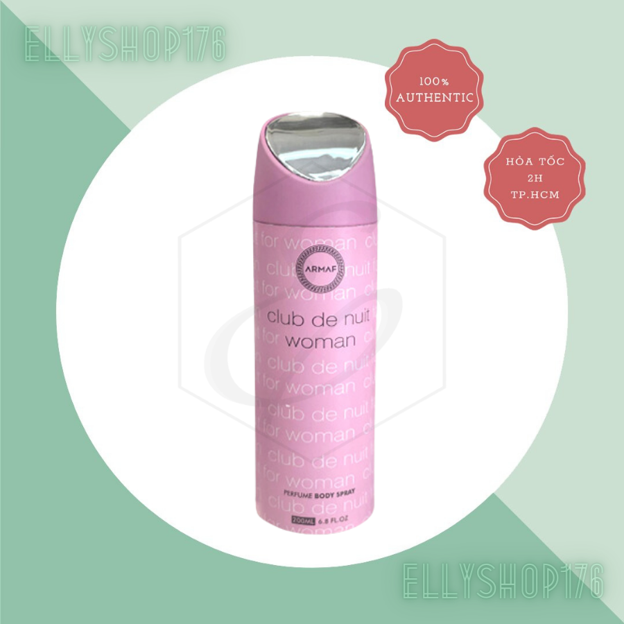 Xịt Thơm Body Armaf Club De Nuit - Woman (Hồng)