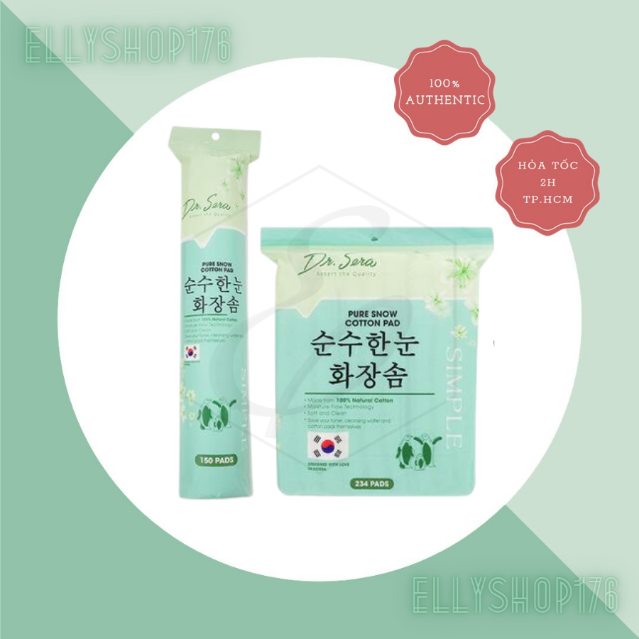 Bông Tẩy Trang Dr.Sera Pure Snow Cotton Pad