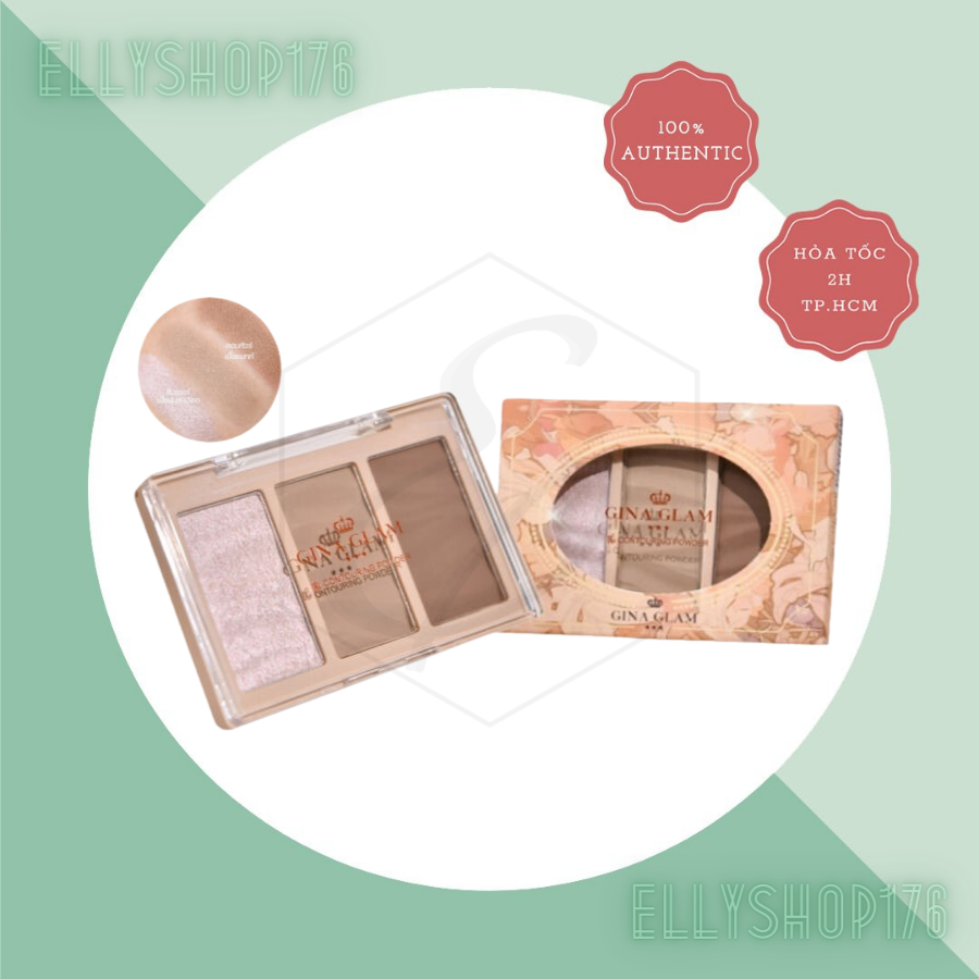 Phấn Tạo Khối 3 Ô Gina Glam G64