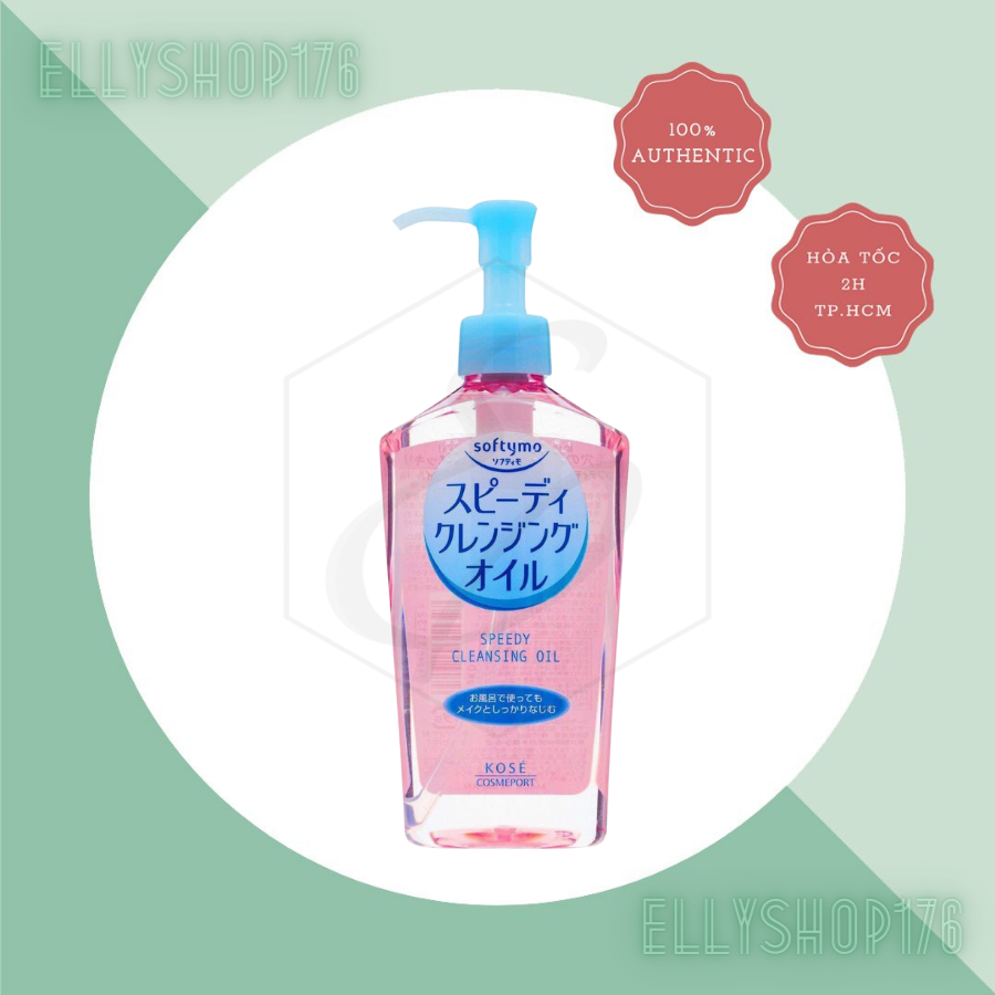 Dầu tẩy trang Kose Softymo Speedy Cleansing Oil (chai hồng)- 230ml