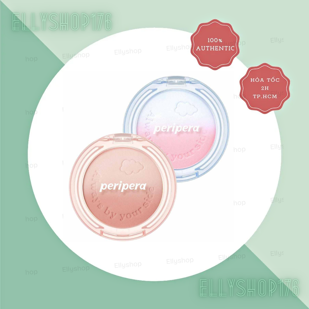 Má hồng Peripera Pure Blushed Custom Cheek 4.2g