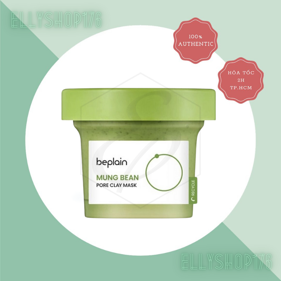 Mặt Nạ Đất Sét Beplain Mung Bean Pore Clay 120ml
