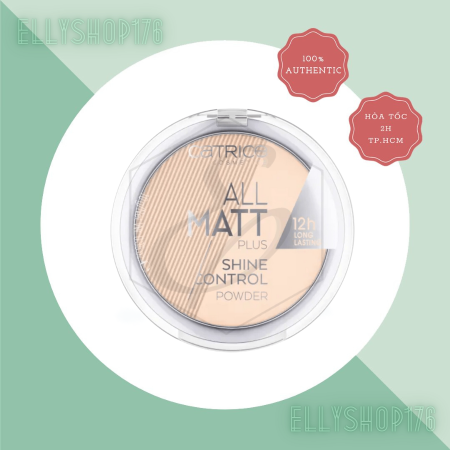 Phấn Phủ Kiềm Dầu Catrice All Matt Plus Shine Control Powder 10g