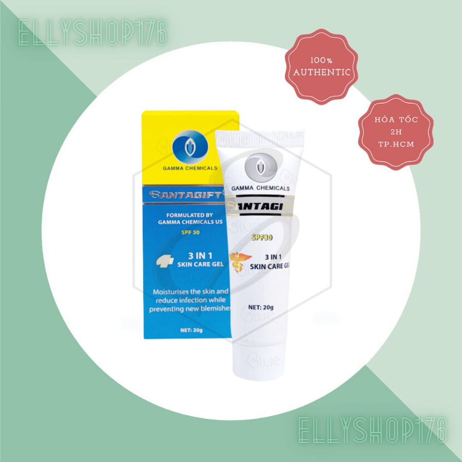 Gel Giảm Mụn Santagift 3 In 1 Skin Care Gel SPF 30 - 20g