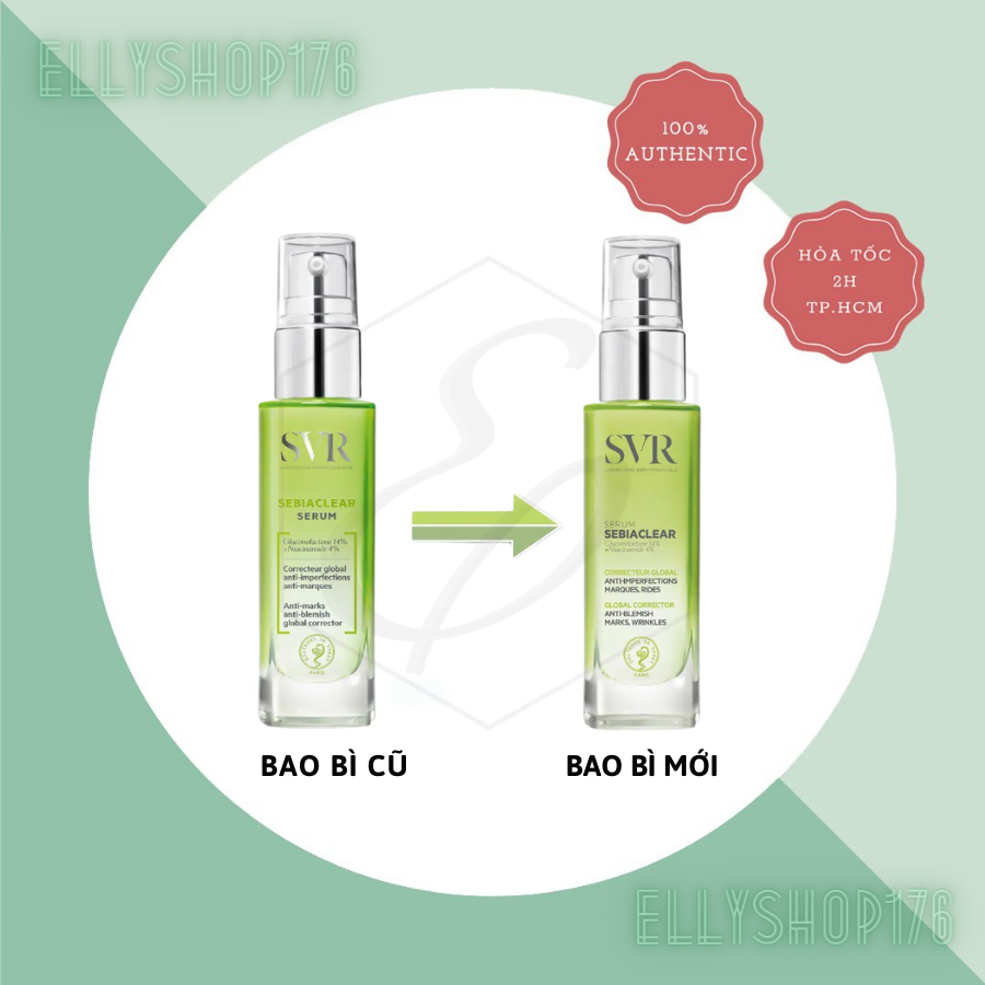 Tinh Chất Giảm Mụn, Làm Mờ Thâm SVR Sebiaclear Serum - 30ml