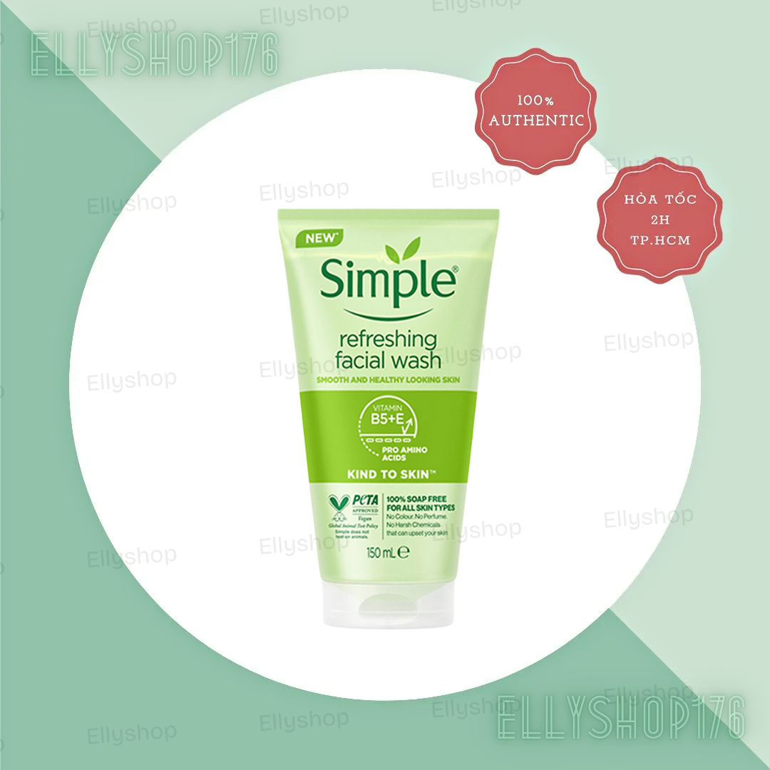 Sữa Rửa Mặt Simple Refreshing Facial Wash - 150ml
