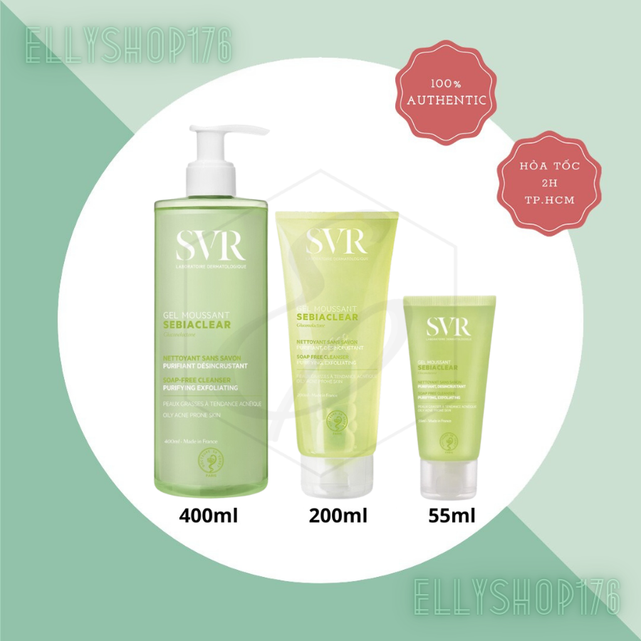 Sữa Rửa Mặt SVR Sebiaclear Gel Moussant