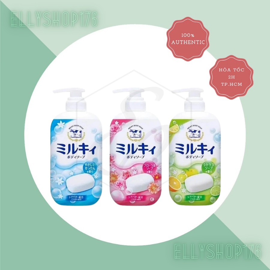 Sữa tắm Cow Brand Milky Body Soap 550 ml