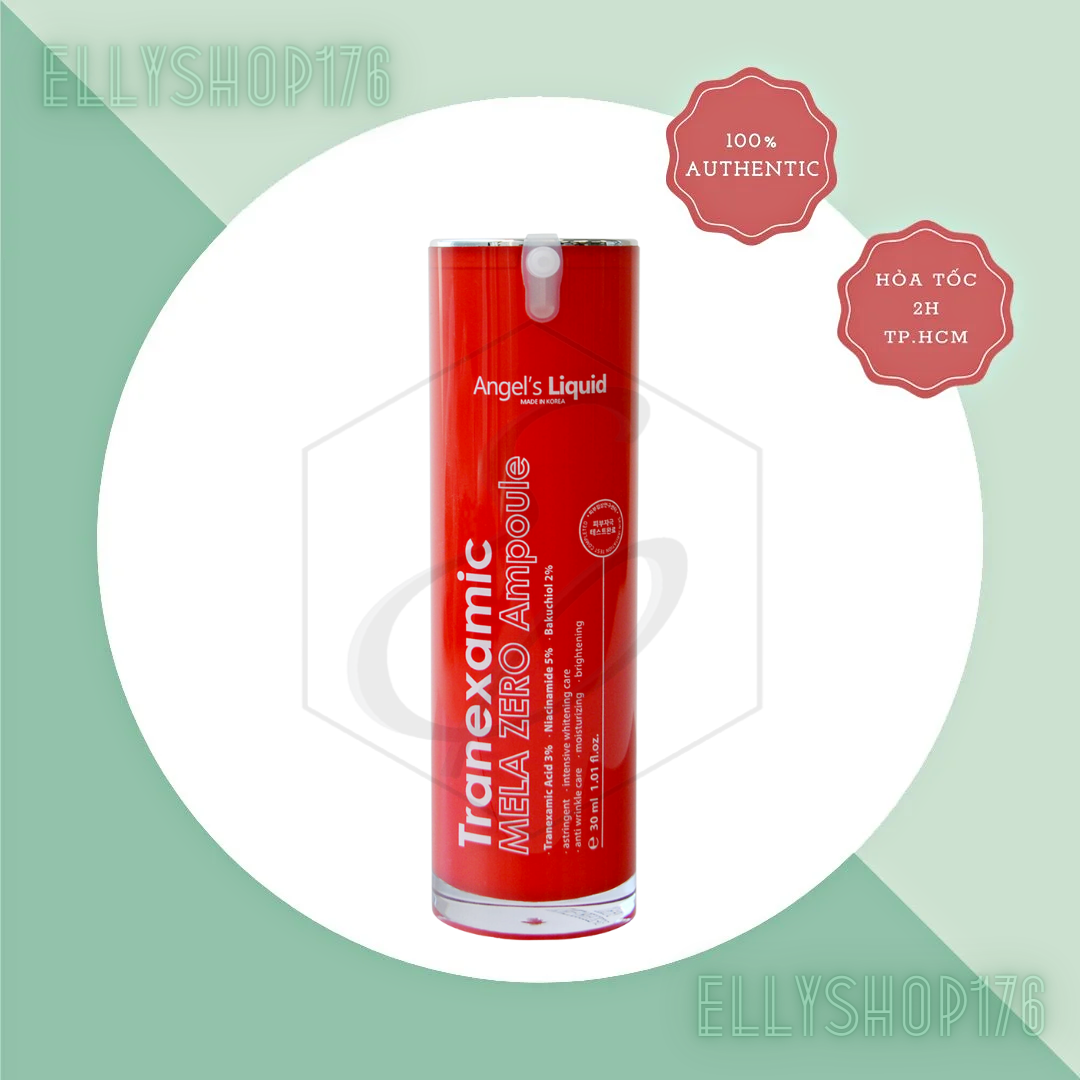 Tinh Chất Hỗ Trợ Cải Thiện Thâm Đỏ, Mờ Sạm Nám Angel's Liquid Tranexamic Mela Ampoule 30ml