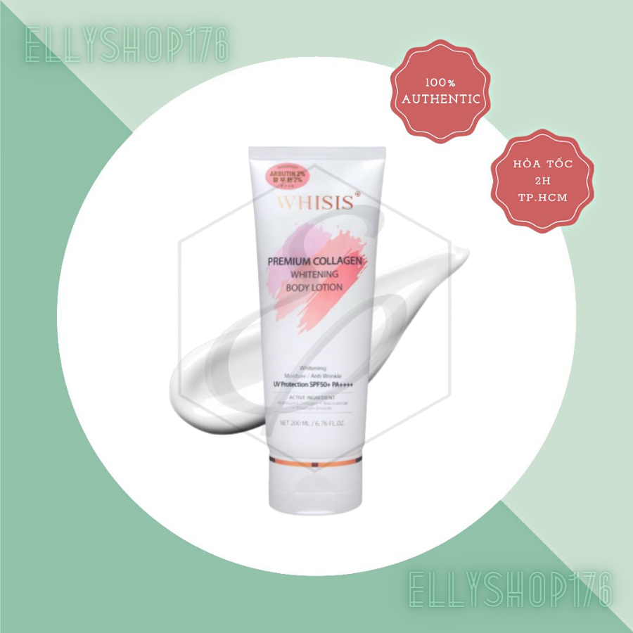Dưỡng Thể Whisis Premium Collagen Whitening Body Lotion