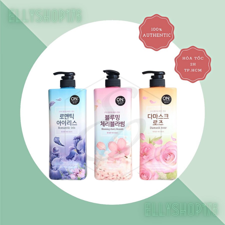 SỮA TẮM HƯƠNG NƯỚC HOA ON THE BODY 875ml