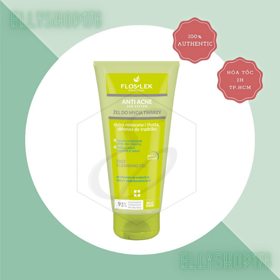 Sữa rửa mặt Floslek Anti Acne Face Cleansing Gel - 200ml